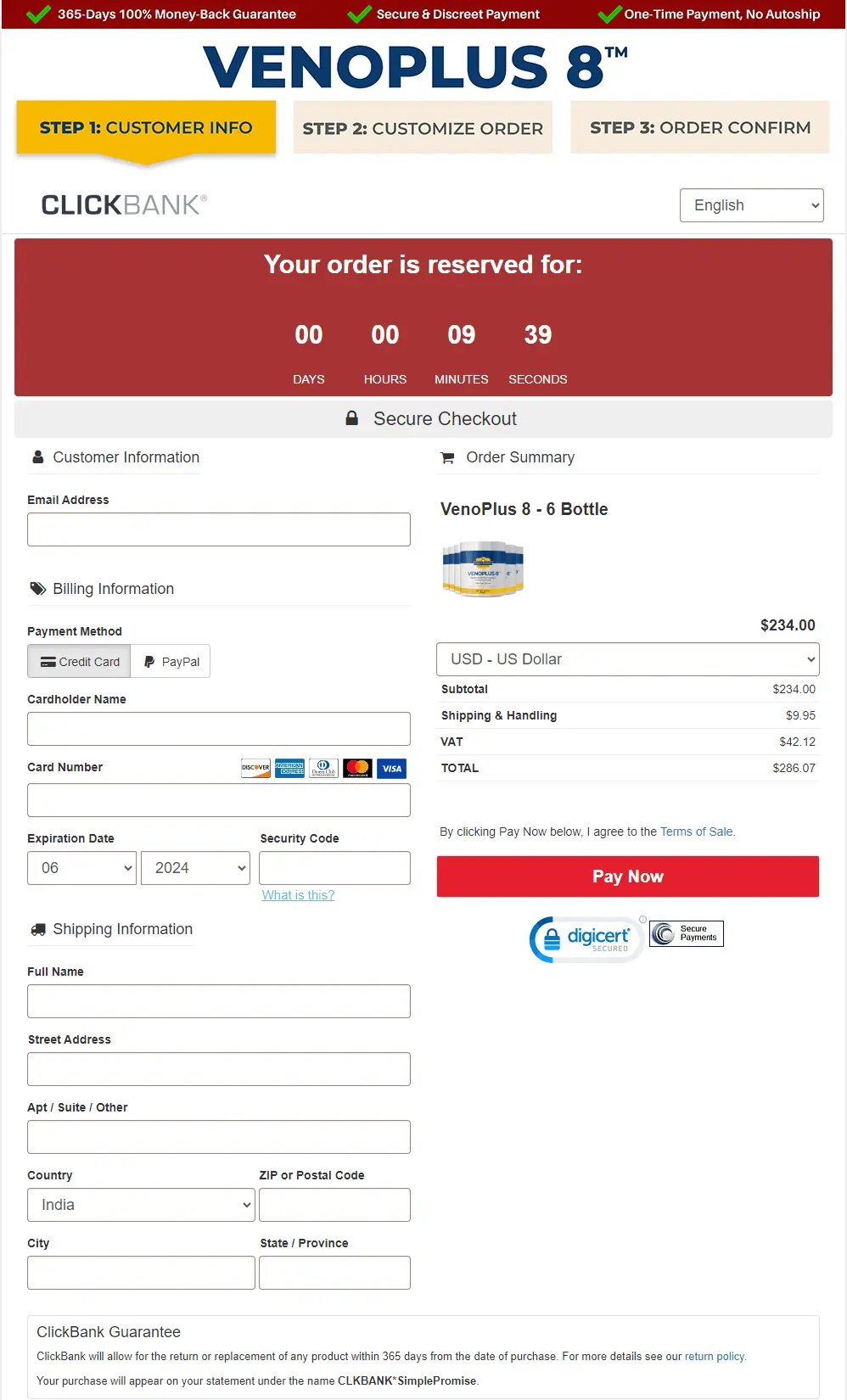 venoplus 8 buy page
